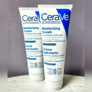 CERAVE MOISTURIZING CREAM - NORMAL TO DRY SKIN (227G) × 2